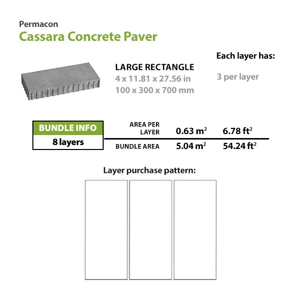 Permacon Cassara Concrete Paver